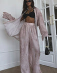 Fall Fashion Tie-Dye Print Two-Piece Set