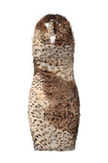 Brown Leopard Print