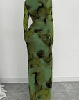 Elegant Floral Print Dress for Women