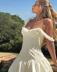 Sleeveless Mini Dress with Ruffle Hem