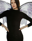 Halloween Butterfly Wings Costume with Skull Print