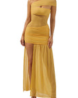 Summer Beach Travel Asymmetrical Dress