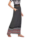 Summer Vintage A-Line High Waist Skirt