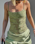 Sexy Lace Bodycon Maxi Dress with Spaghetti Straps