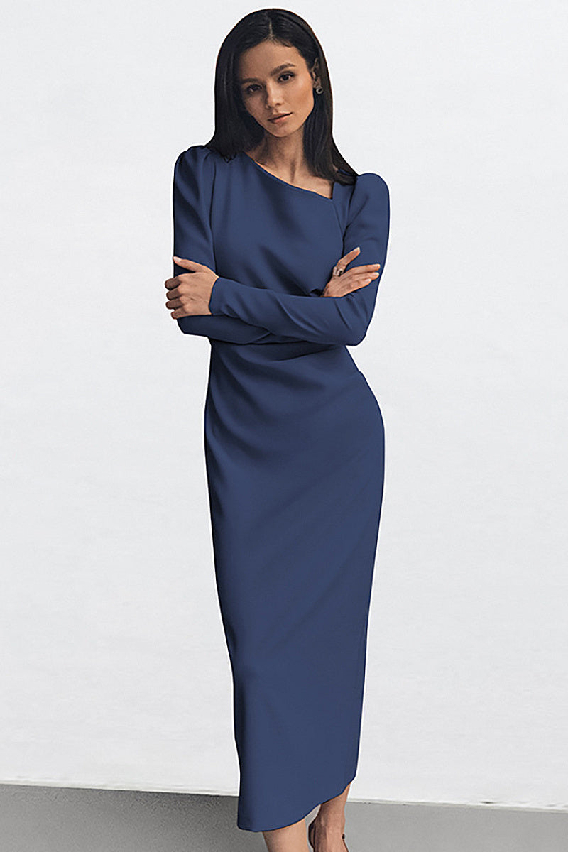 Chic Long Sleeve Dress for Office Wear