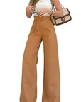 High Waist Wide Leg Trousers for Women