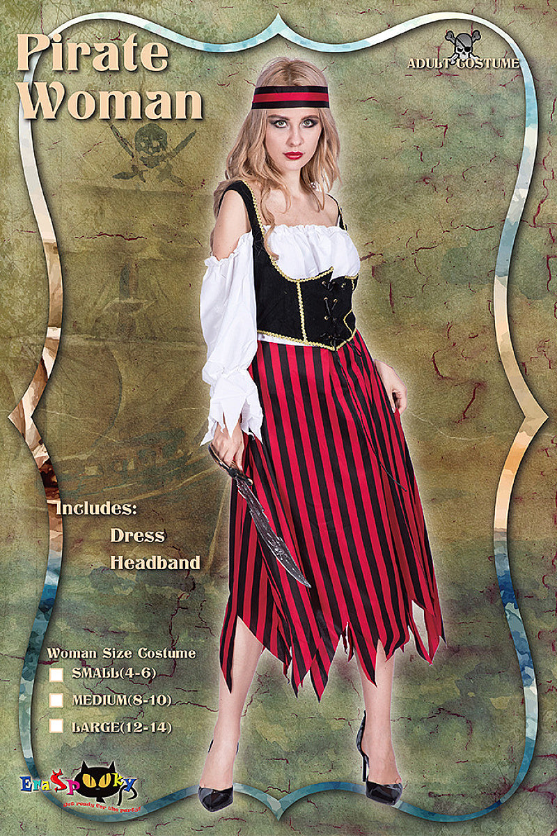 Adult Pirate Costume for Halloween Party