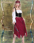Adult Pirate Costume for Halloween Party