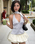 Summer Sexy Halter Neck Backless Top