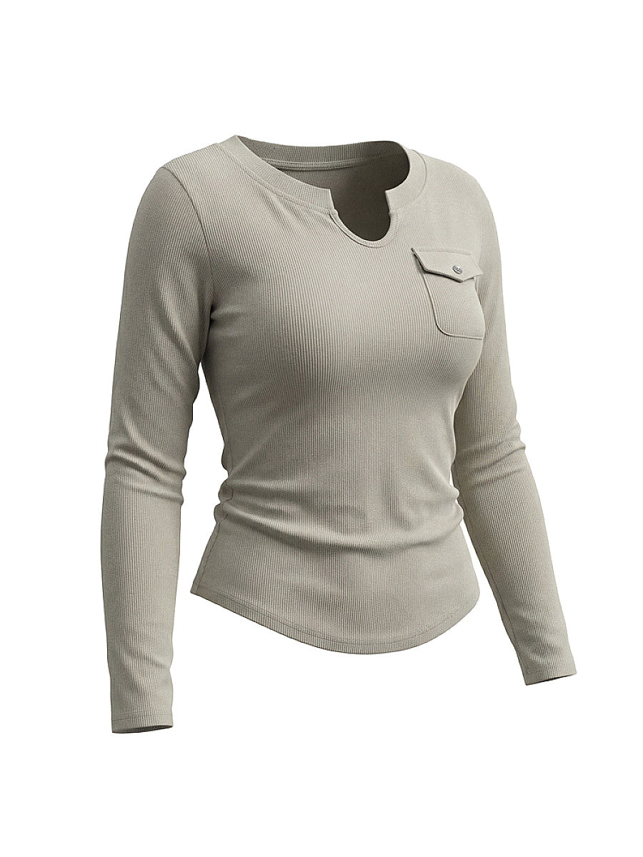 HeyHenry Vintage Slim Fit Long Sleeve T-Shirt