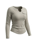 HeyHenry Vintage Slim Fit Long Sleeve T-Shirt