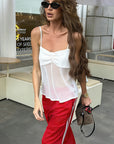 Fashionable Black Sheer Camisole Top for Women
