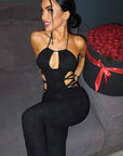 Trendy Women's Hollow Out Jumpsuit