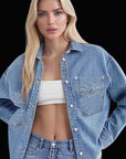 Trendy Women's Loose Denim Jacket