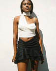 Sexy One-Shoulder Tie Top for Summer