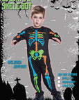 Colorful Skeleton Costume for Kids
