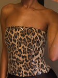 Brown Leopard Print
