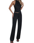 Stylish Slim Fit Two-Piece Set for Women