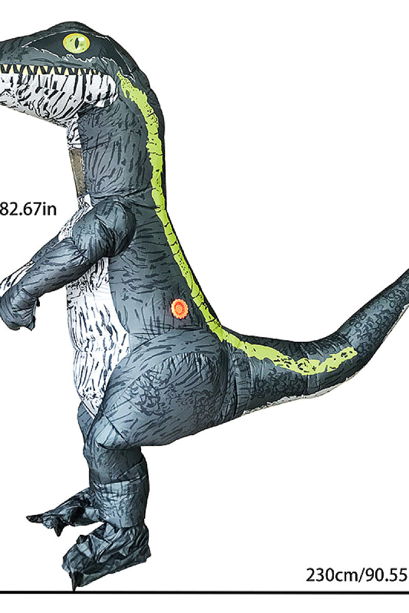 Inflatable Raptor Costume for Halloween Cosplay