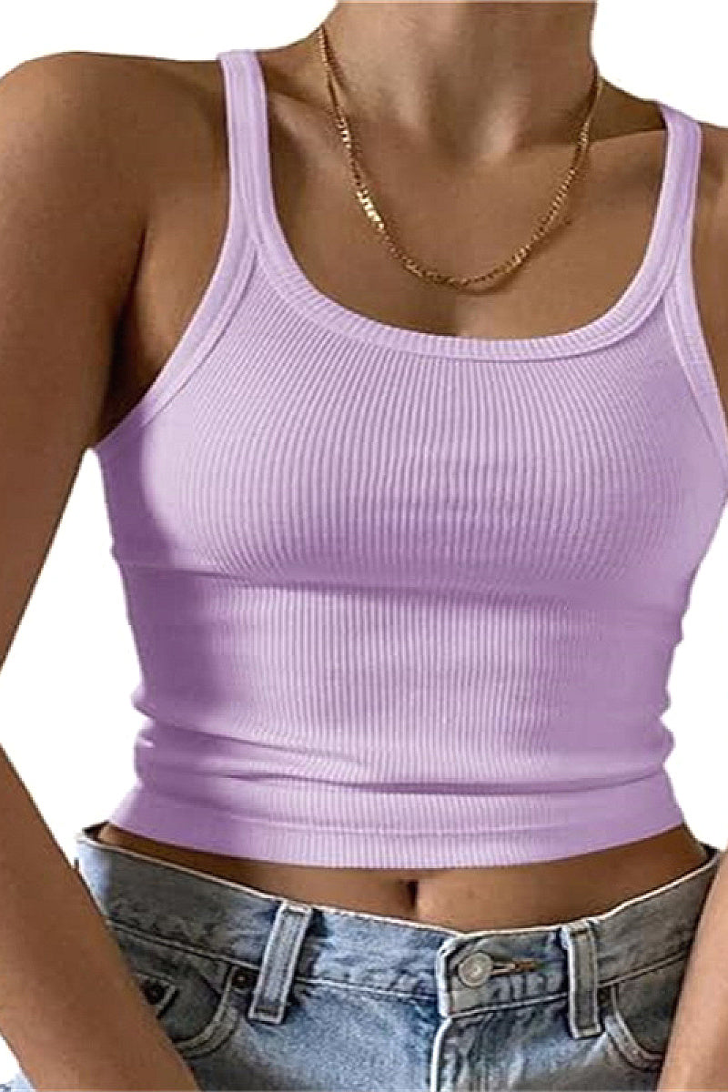 Summer Women's Crop Tank Top - Stylish and Trendy