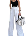 High Waist Wide Leg Trousers for Women