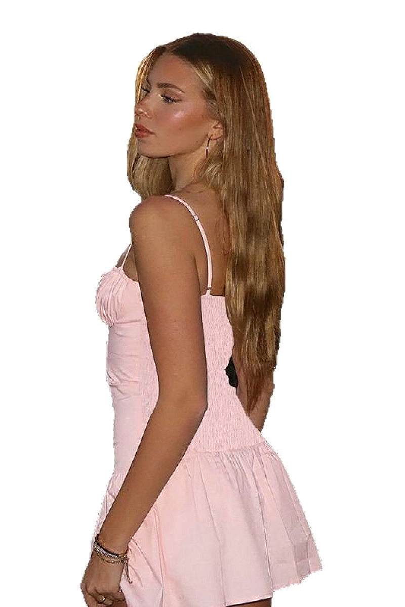 Sexy Backless A-Line Dress for Summer