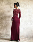 Elegant Long Sleeve Lace Dress