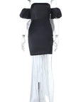 Chic Strapless Bodycon Mini Dress