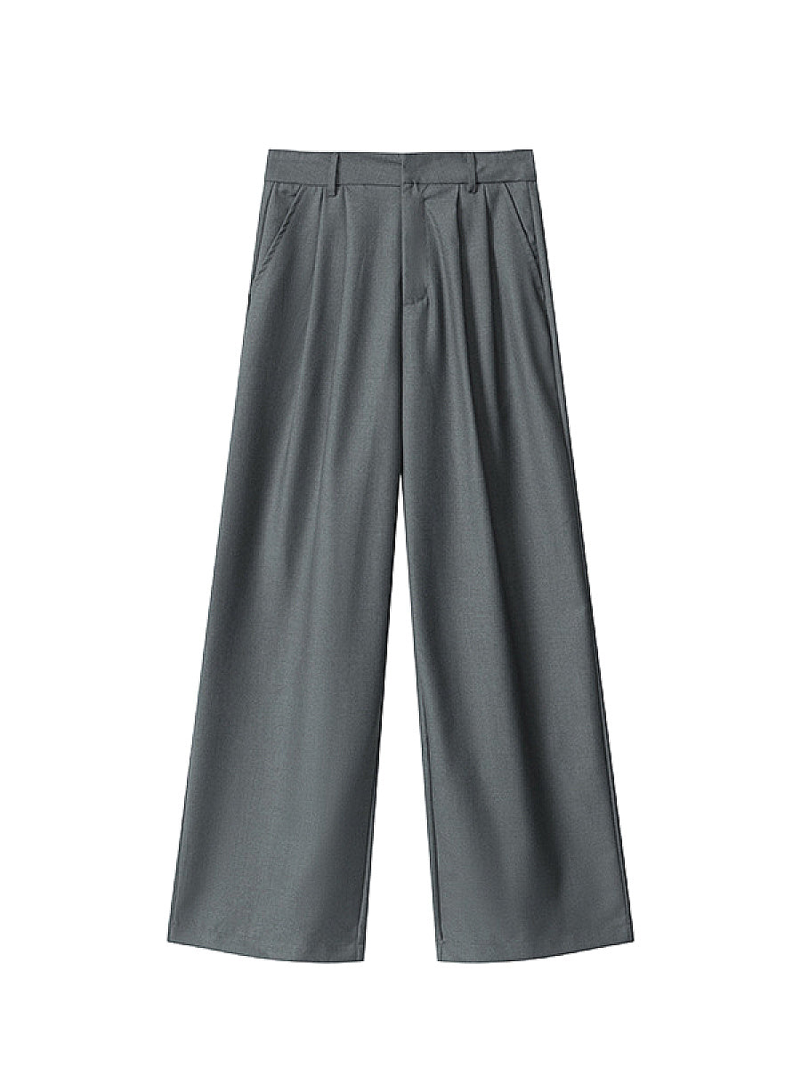HeyHenry Women's Gray Wide Leg Casual Pants