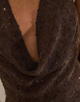 Fashionable Deep V Neck Backless Tank Top