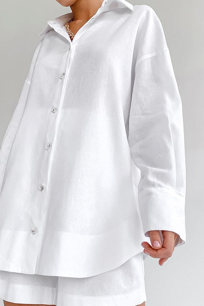 Casual Cotton Two-Piece Set for Women