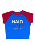 Summer Women's Short Sleeve Embroidered T-Shirt Set