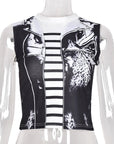 Trendy Sleeveless Floral Top for Women
