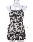 Sexy Sheer Backless Camisole Mini Dress