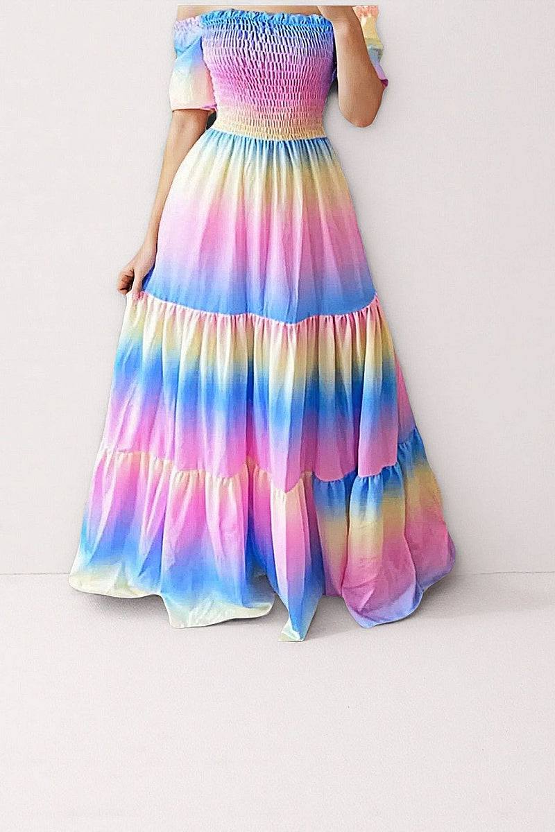 2025 Spring Summer Elegant Floral Dress