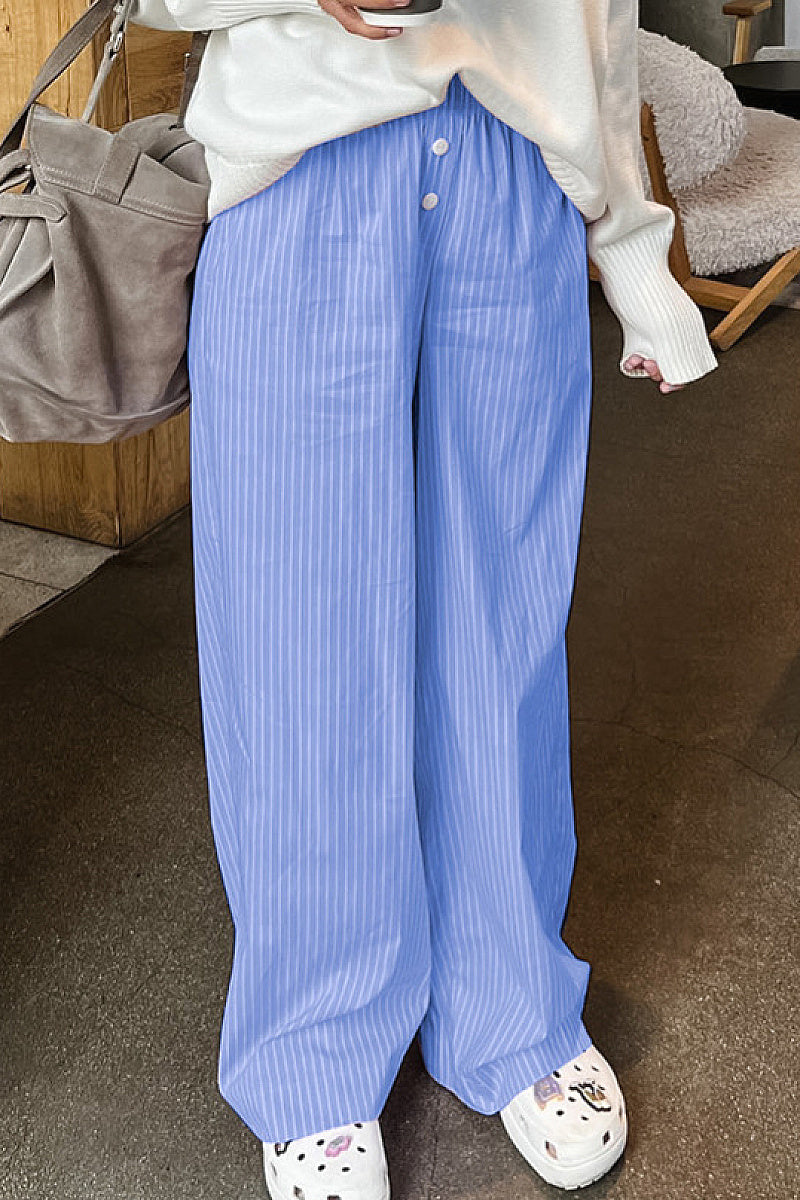 French Style Loose Wide Leg Pants for Women
