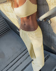 Chic Sleeveless Wide Leg Pants Set