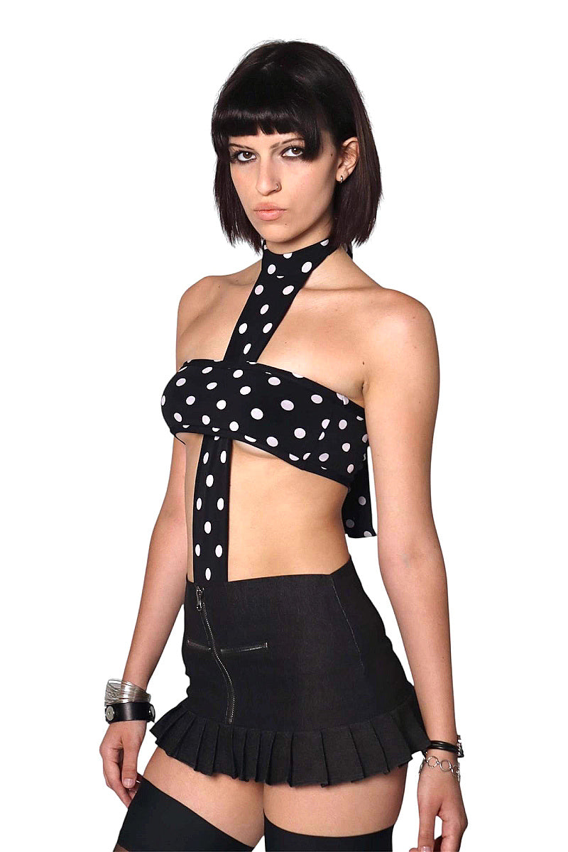 Y2K Gothic Polka Dot Sexy Street Style Jumpsuit