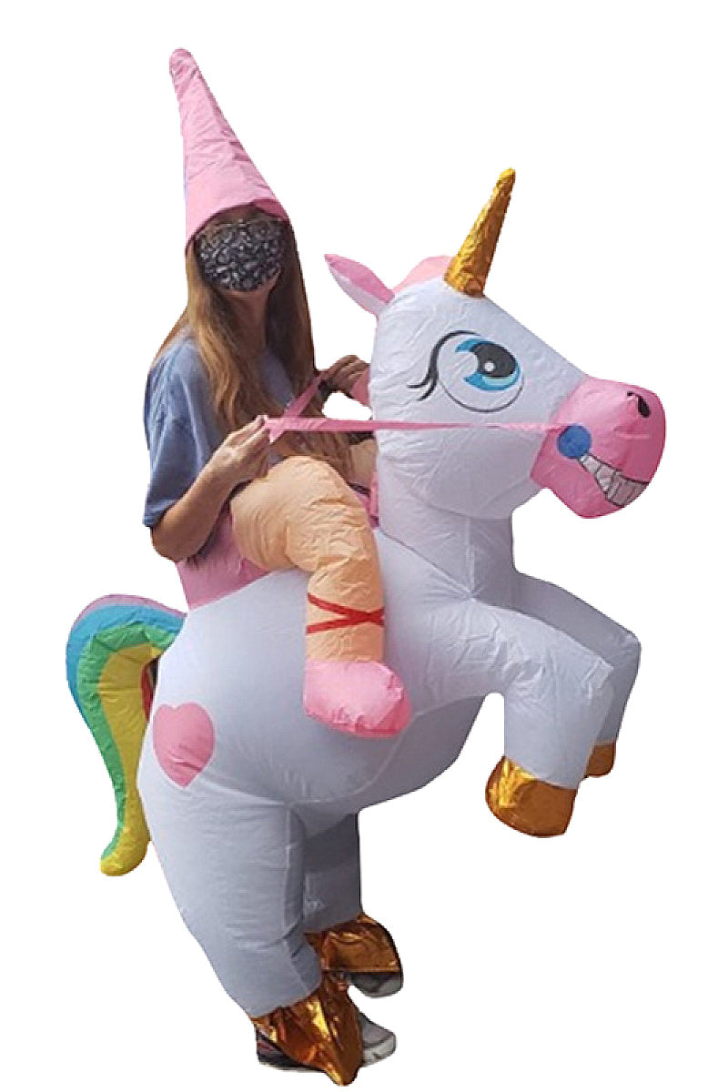 Halloween Unicorn Inflatable Costume for Parties