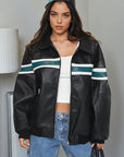 Vintage Black Street Style Jacket for Women