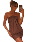 Sexy Halter Neck Mini Dress for Women