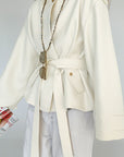 Autumn Winter New Lapel Long Sleeve Cardigan Coat