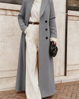 2026 Autumn Winter Women's Long Solid Color Coat