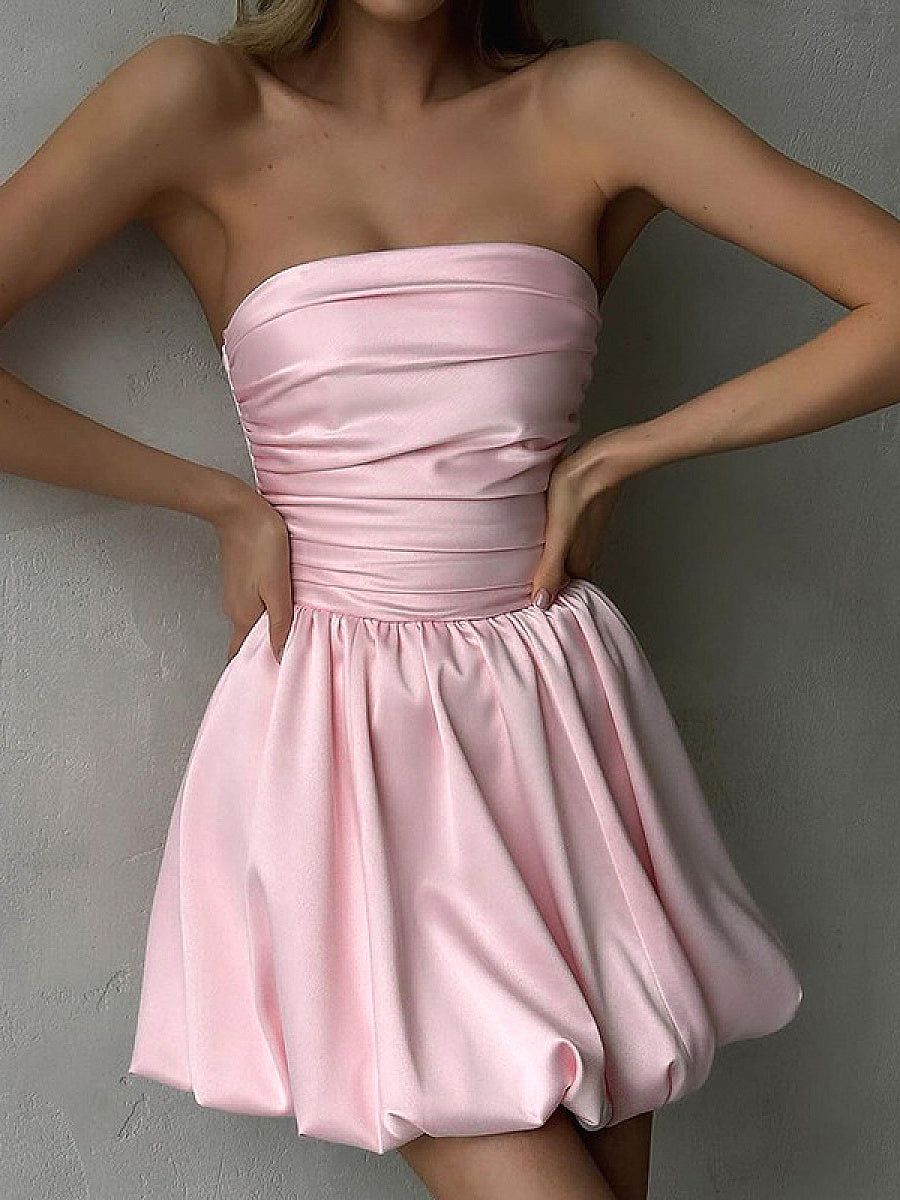 Summer Fashion Sexy One-Shoulder Mini Dress