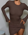 Slim Fit Hollow Out Two-Piece Set for Women