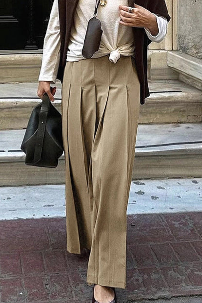 Sylvie Pleated A-Line Skirt