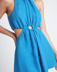 Summer Blue Hollow Out Jumpsuit for Women