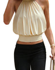 Summer Backless Halter Top for Women