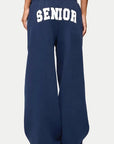 Trendy Letter Print Wide Leg Pants for Women