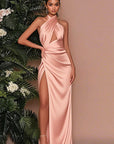 Cross Neck Sexy Hollow Out Maxi Dress